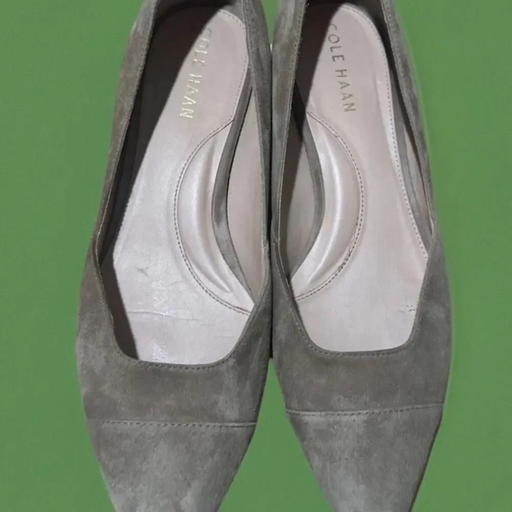 Cole-haan Women's Grey and Green Loafers